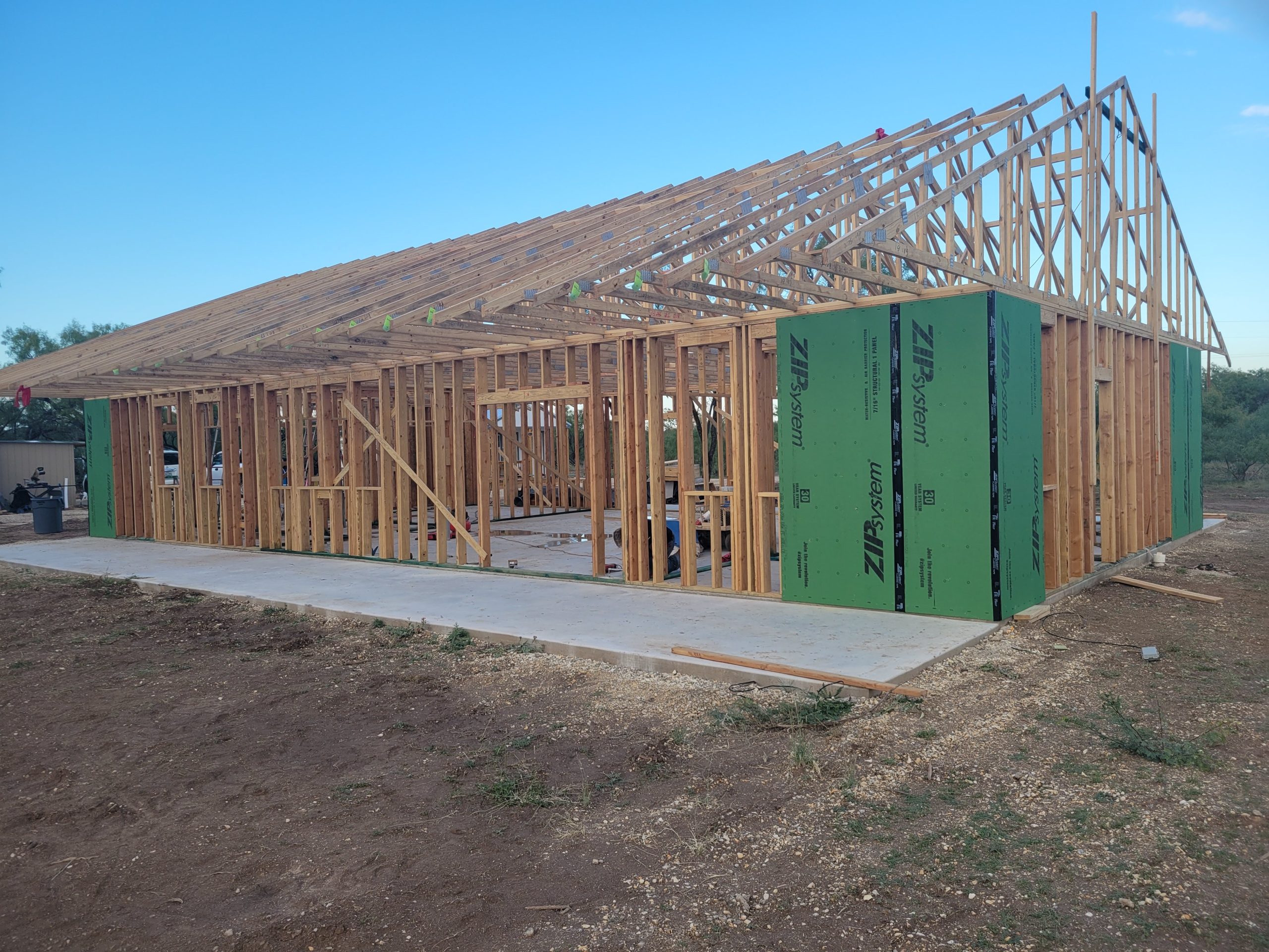 roof truss prefab framing diy