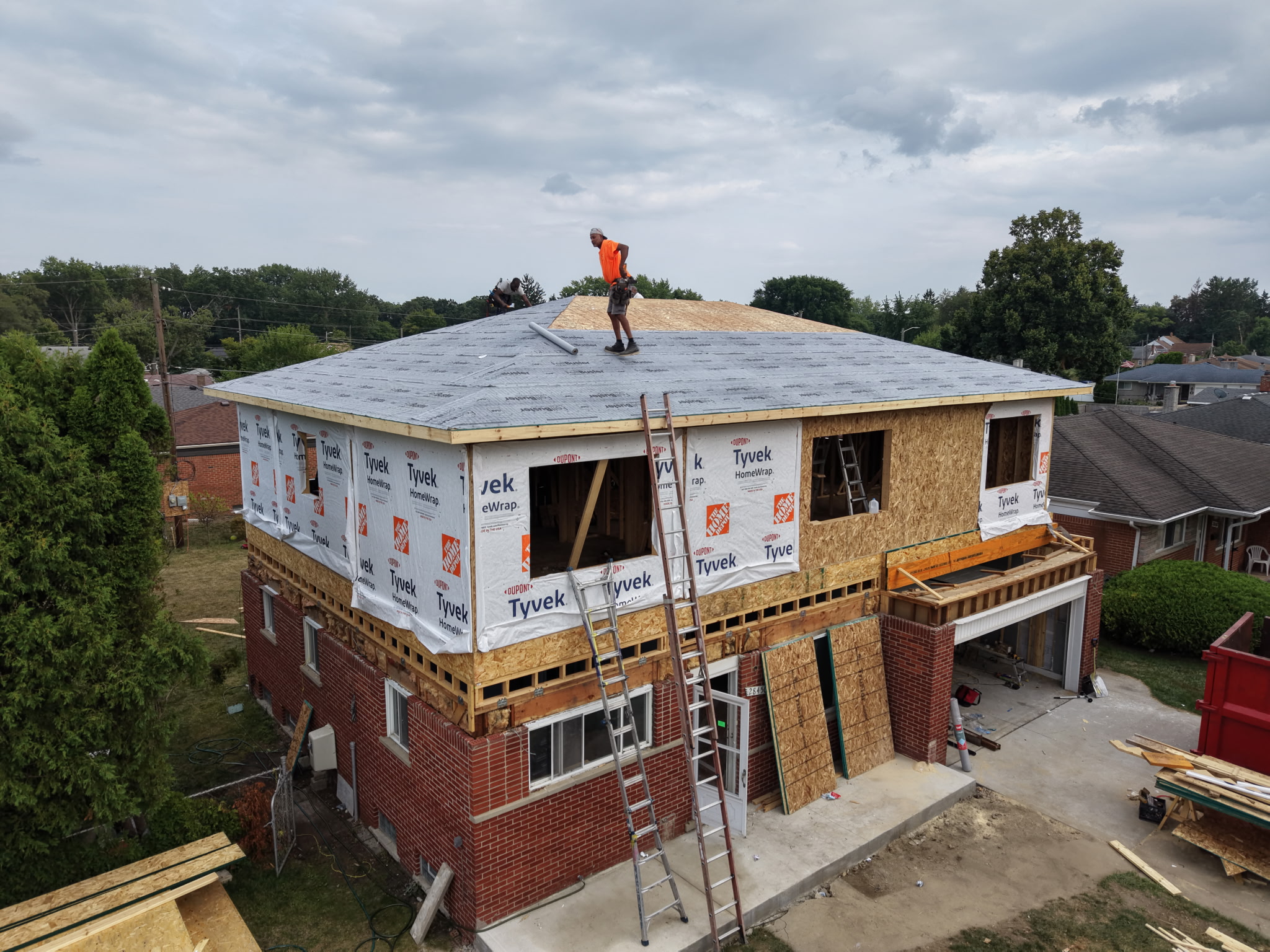 Prefab Framing Addition